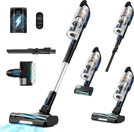 Aspirapolvere, aspiratore elettrico domestico, Spazzola, Levoit Aspirapolvere Senza Fili Antigroviglio con Mini Turbo Spazzola