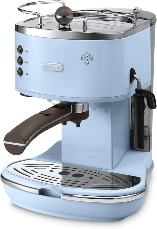 De'Longhi Macchina da caffè, 1,4 L, ampio serbatoio, acciaio inox, Caldaia acciaio