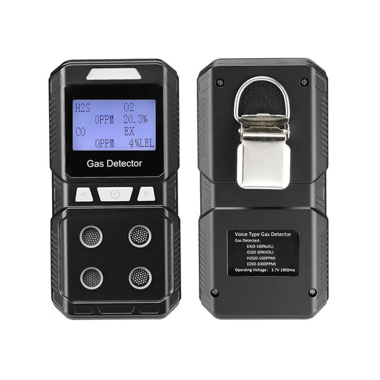 Monitor CO 4 H2S, portatile, misuratore di gas EX O2 in 1 ad alta precisione, Rilevatore portatile di gas