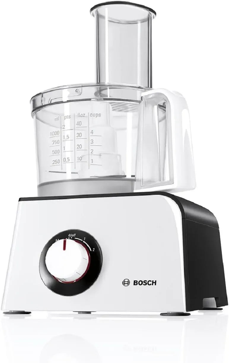 Bosch MCM4100 Robot da cucina, 1.21 L, 800 W, bianco, 2 velocità
