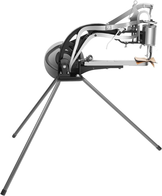 Macchina da cucire, macchina per cucito elettrica, 6 mm, 5 mm, professionale, nero, per calzature per pelle: funzionamento manuale a manovel