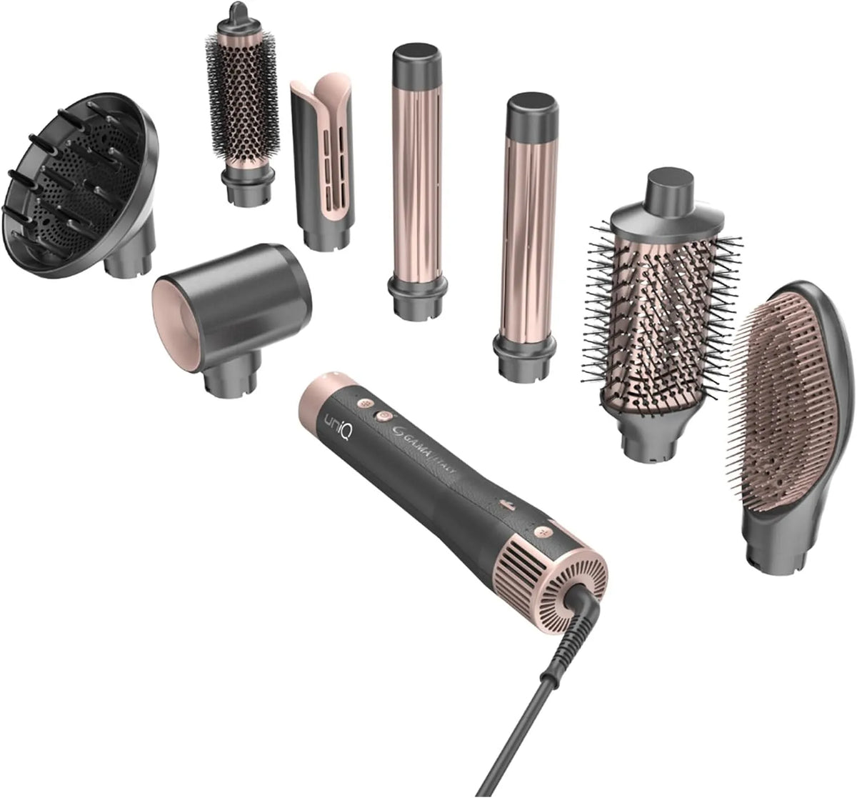 Diffusore, Motore, GA.MA, Professional, UNIQ VIBRANCE Multistyler 8 in 1