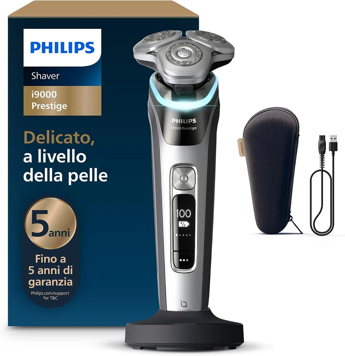 Philips i9000 XP9204/10 rasoio, pannello IPS, Shaver i9000 Prestige