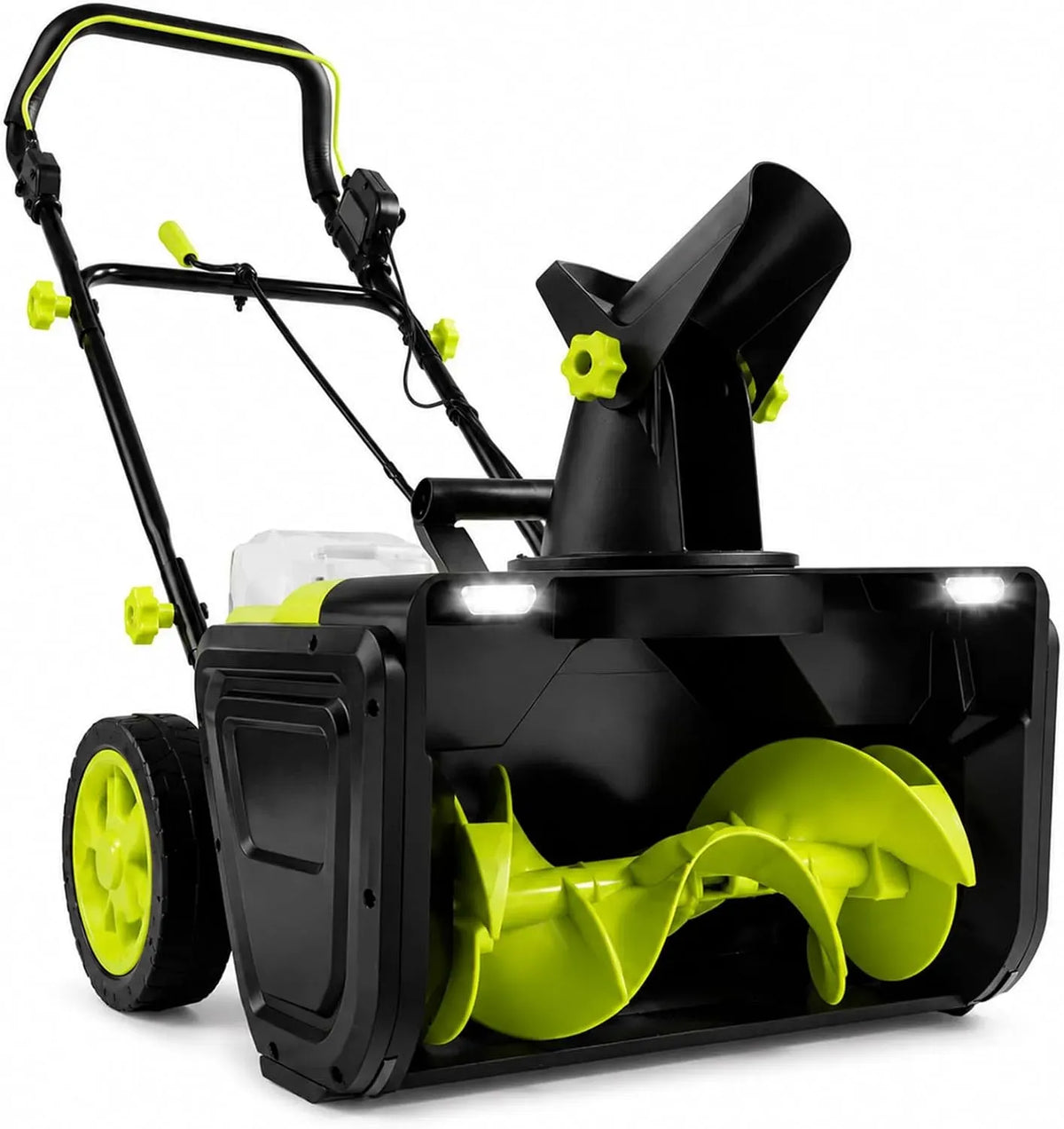 4Batteries Spazzaneve Elettrico a Turbina, per Vialetti, 3500 W, Gradini e Portici